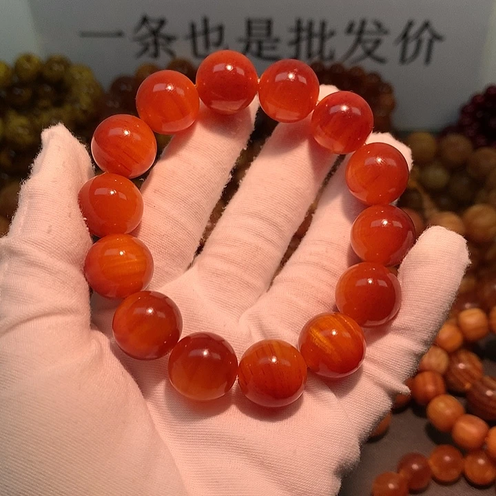 松木（琥珀木）手串/手链1.6 包浆高货