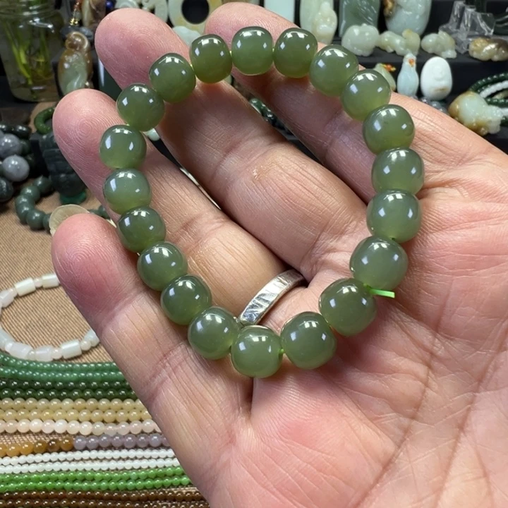 和田玉未镶嵌套链