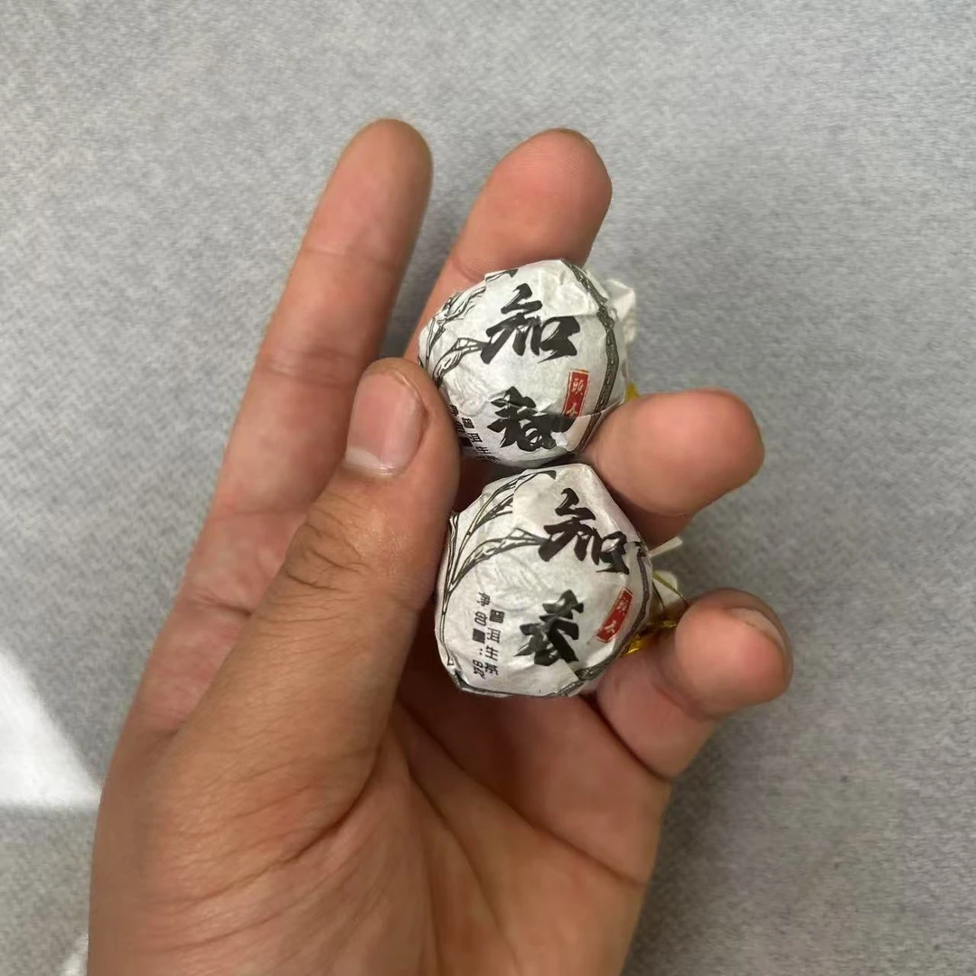 2024年佤邦老寨普洱手工生茶龙珠（100g）【507号】3月7