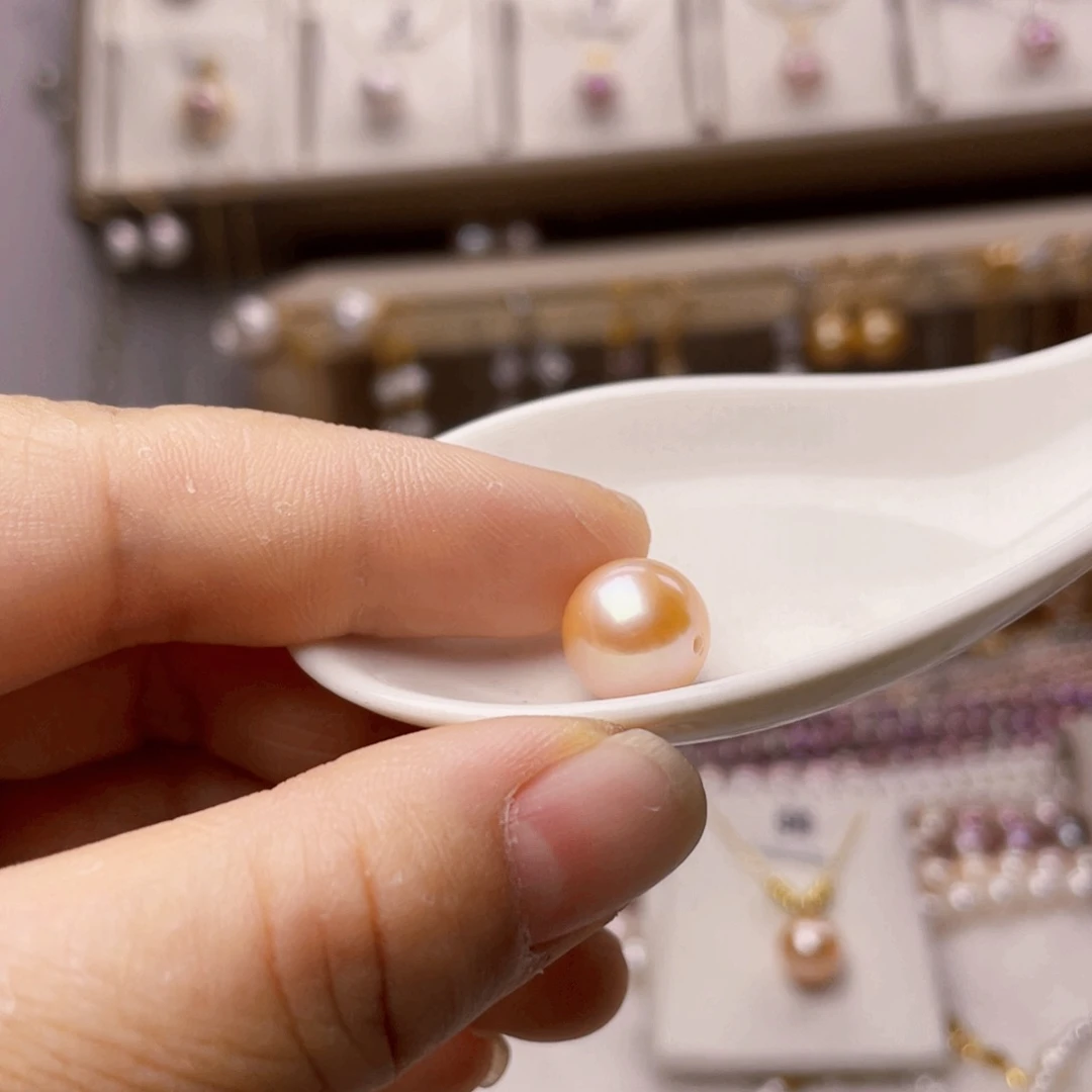 银S925镶嵌淡水珍珠珍珠首饰