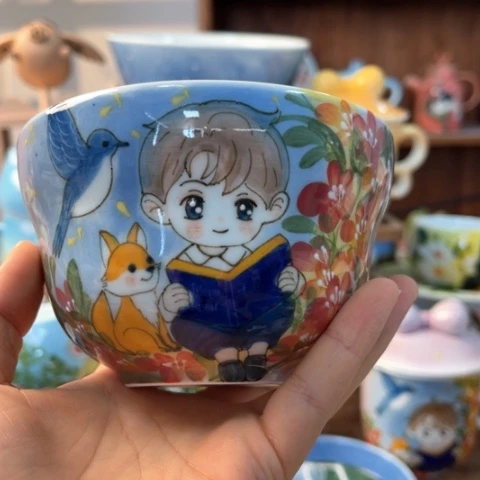 炉景德镇釉下手绘陶瓷