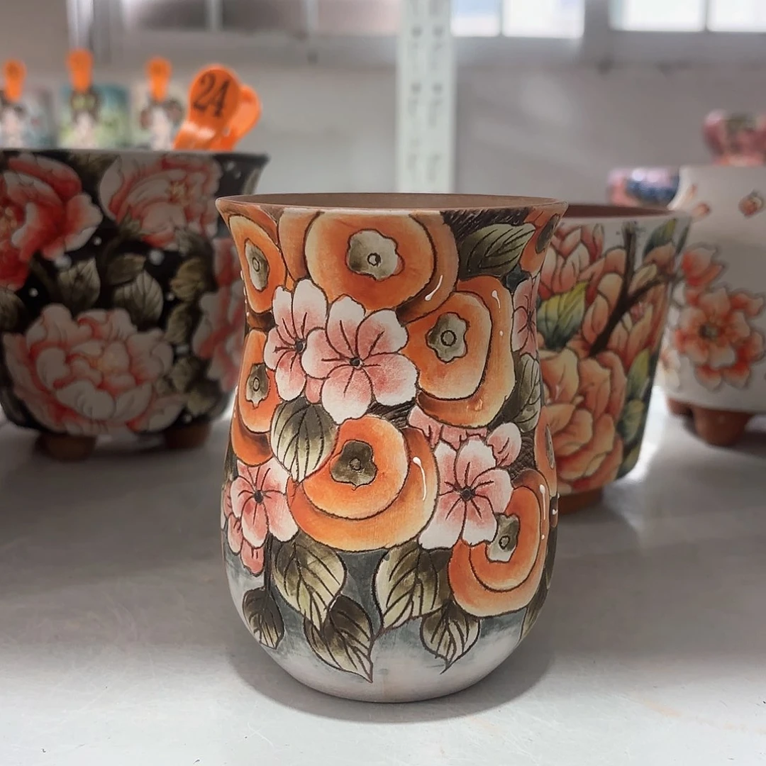 紫砂花盆手工花盆默认微瑕8/12