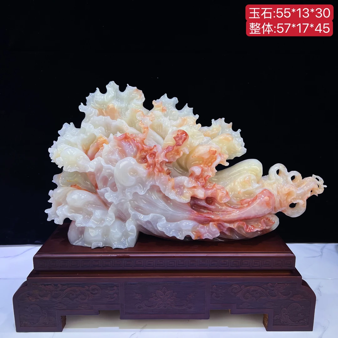 白菜摆件家居摆件桌面摆件日常送礼必备纯手工雕塑