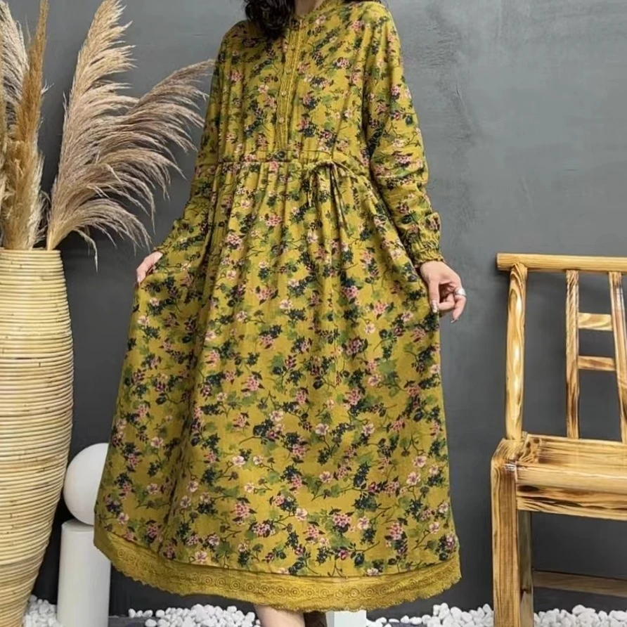 6670新款秋季洋气减龄气质显瘦连衣裙QZ