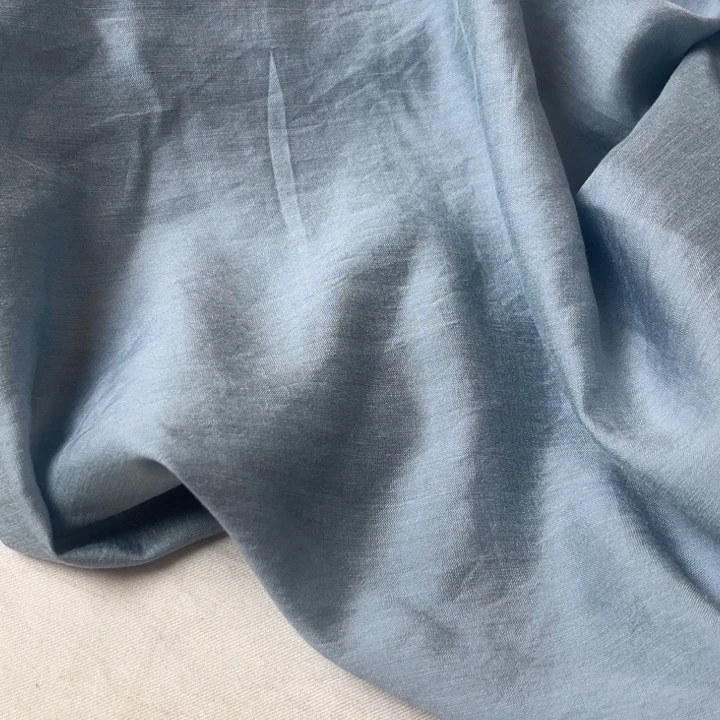棉混纺浅蓝人鱼姬2米