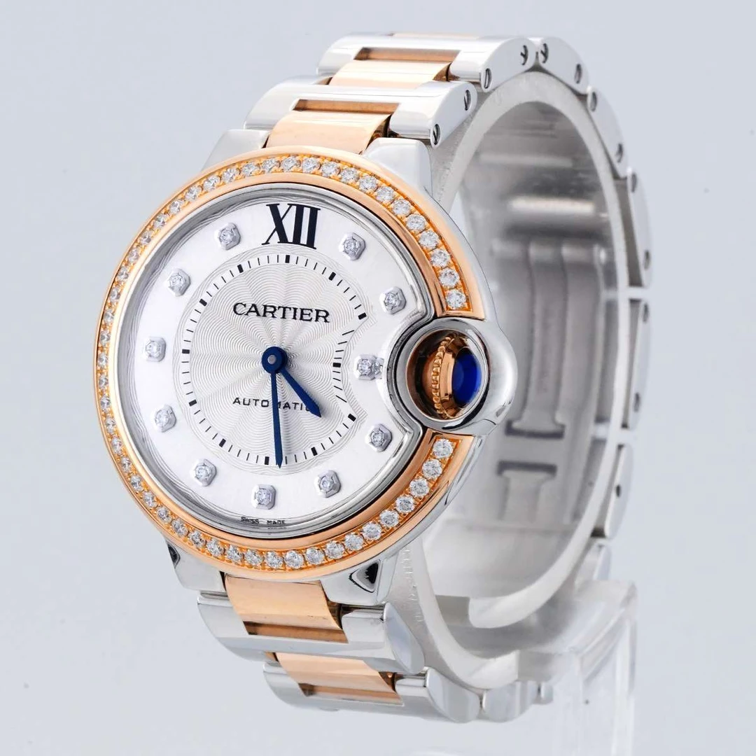 99新 Cartier/卡地亚 蓝气球系列WE902077原钻腕表/WHP038439