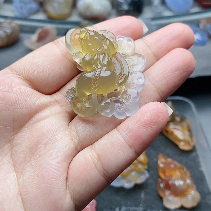 【闪购商品】未镶嵌吊坠定制玛瑙