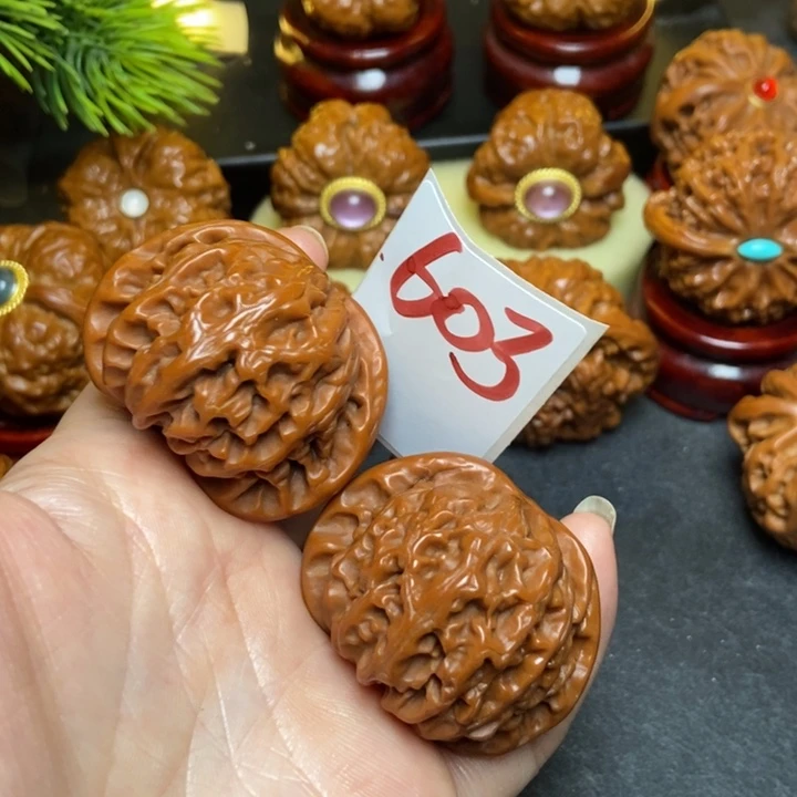 文玩核桃把件42宫灯603