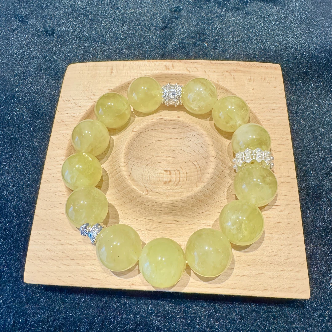 合金亚克力手链 蛇年金灿灿手链