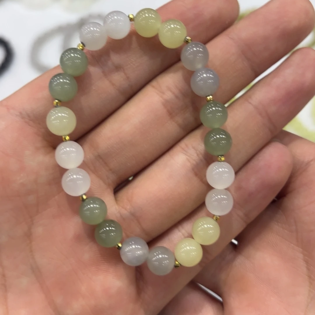 和田玉未镶嵌手串