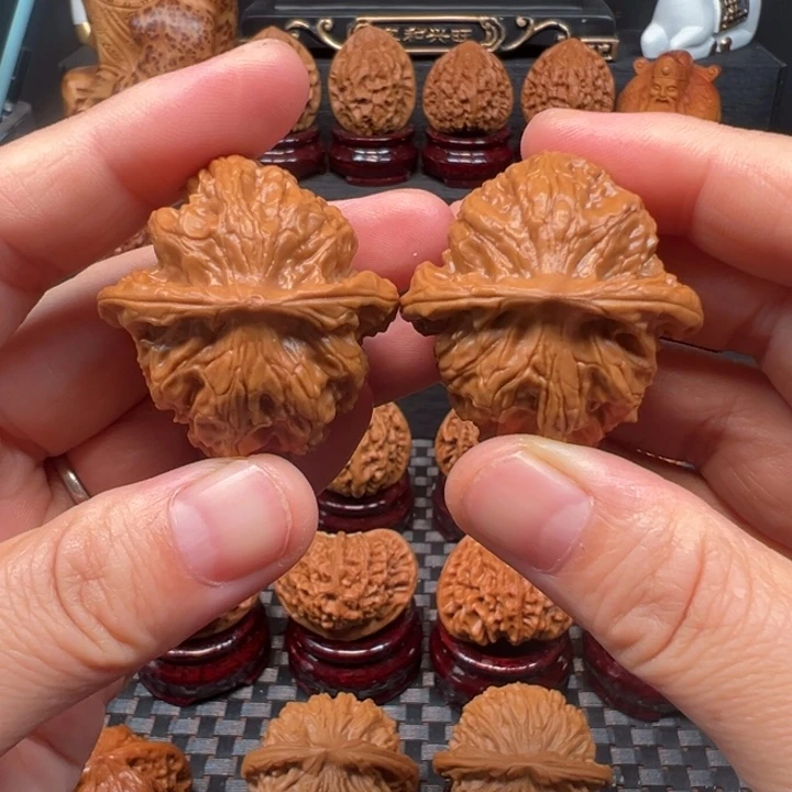 文玩核桃吊坠37全品野狼