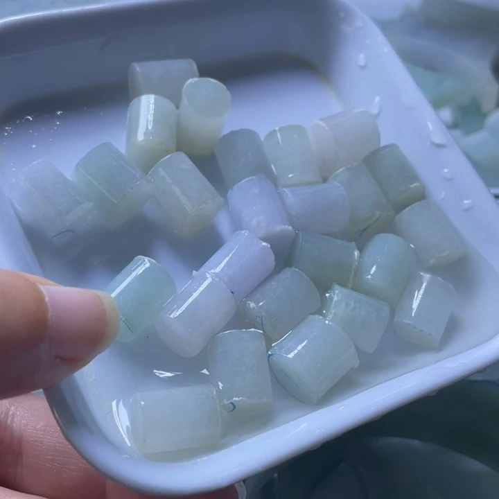 定制翡翠未镶嵌福利珠子包工25颗