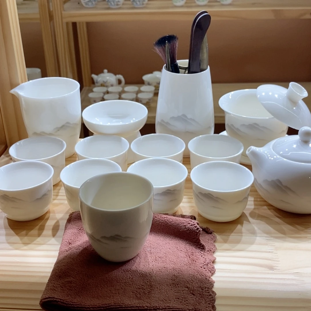 玉瓷居茶具套组水墨21