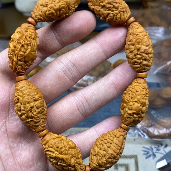 橄榄核手串/手链橄榄核雕工艺手串