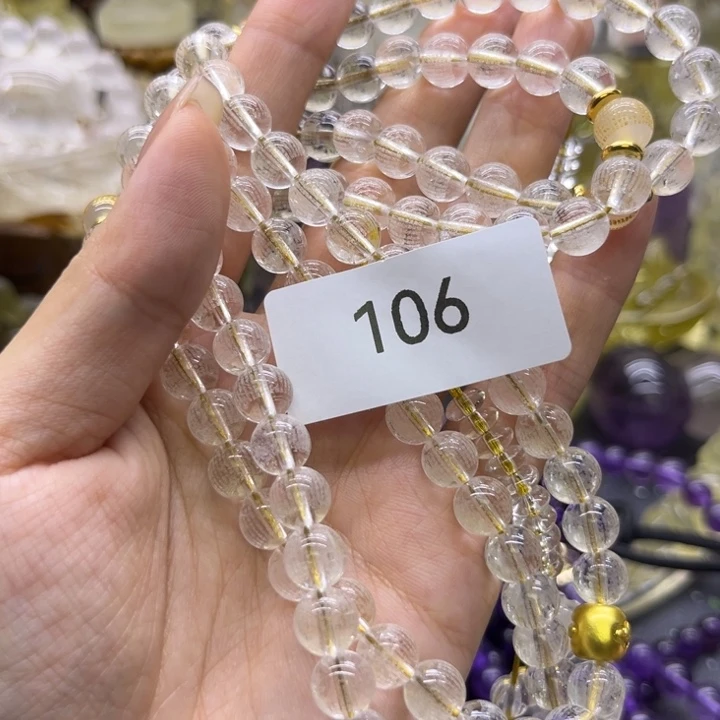 一***莲水晶未镶嵌珠宝半成品