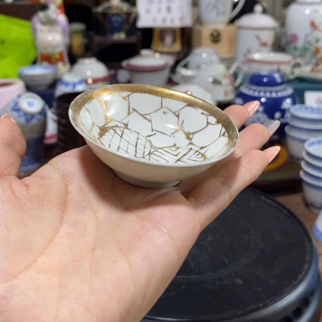 摆件陶瓷手工胎皮球花