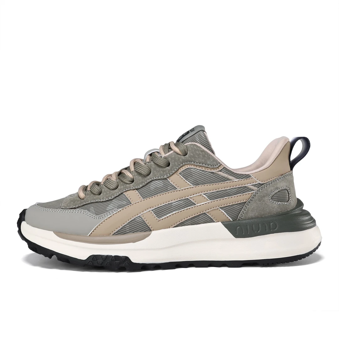 【爆款推举】2025春夏新款男士迷彩透气网面轻底百搭时尚运动潮鞋