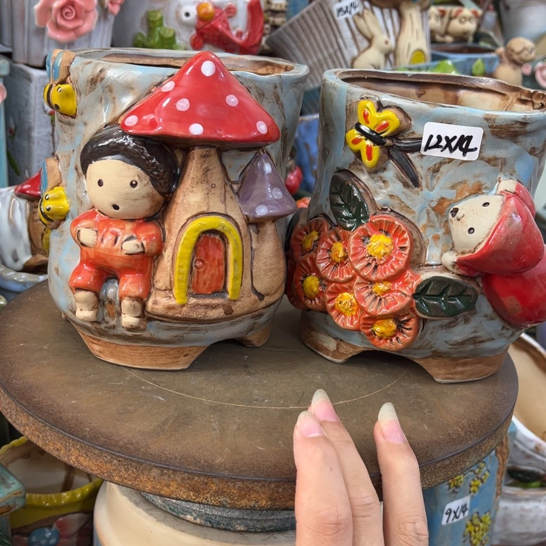 粗陶多肉花盆花盆