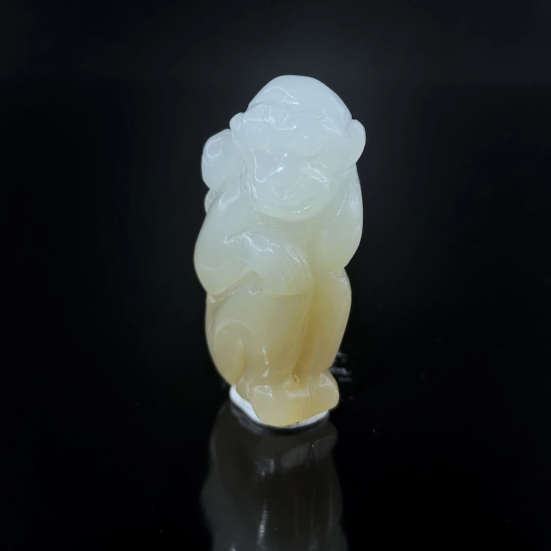 hz-126【和田玉、】36.6×17.2×12.1mm、14.53g