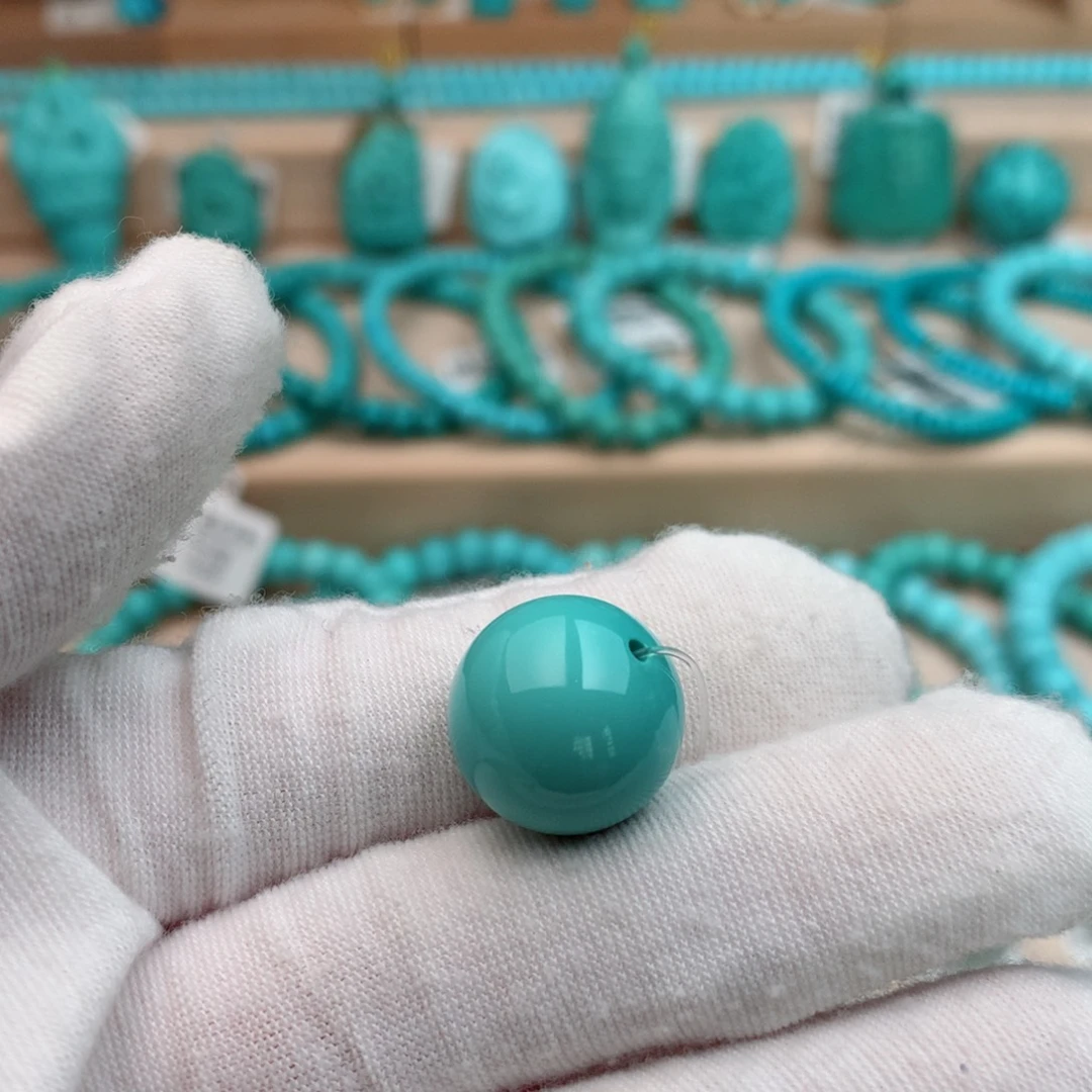 绿松石未镶嵌珠宝奇石15mm