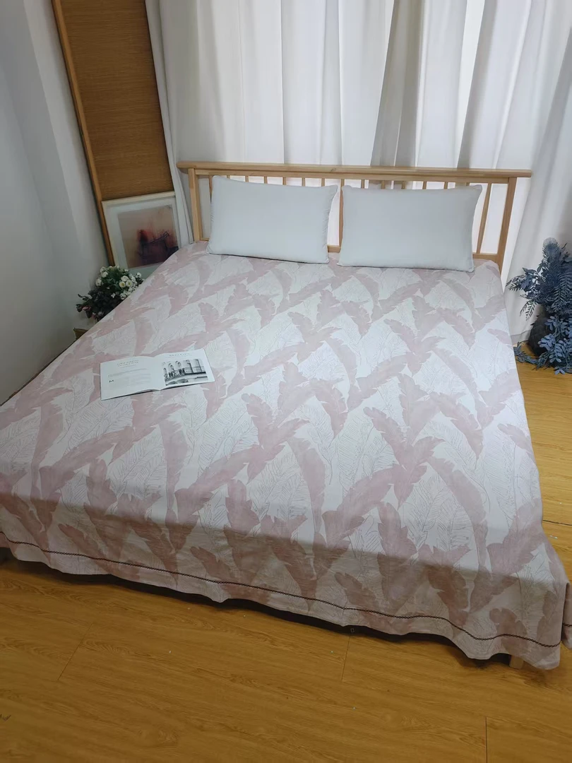 幕古(Mugu)荷染工艺素罗纱色织提花（植物染）单床单2.5✖️ 2.5～M12