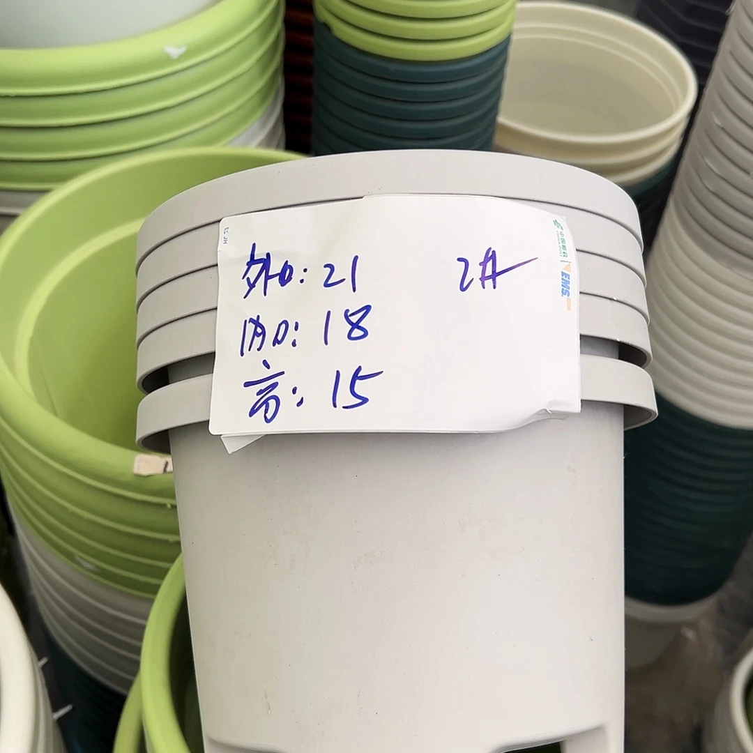 球根盆2#灰白5个无托