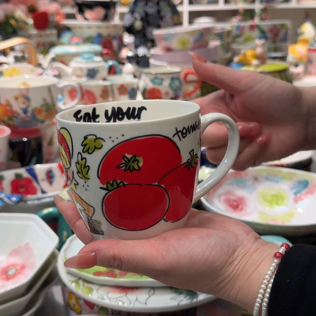 陶瓷荷兰太太马克杯一只