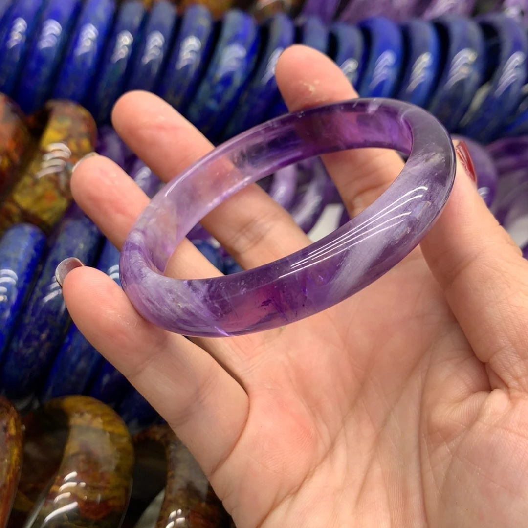 紫晶手镯未镶嵌房****海