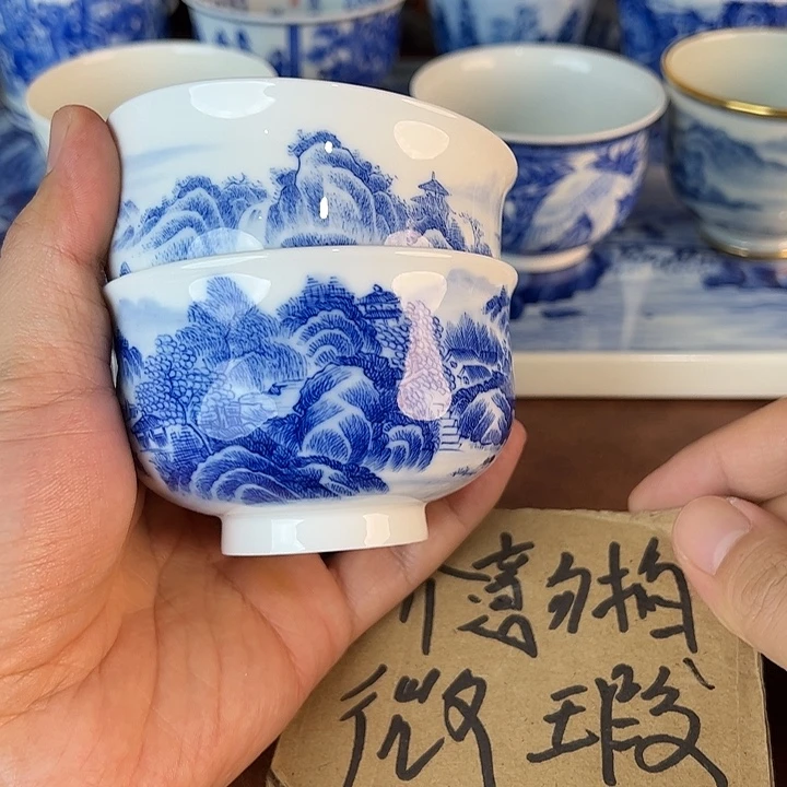 瓷片景德镇全手工手绘陶瓷