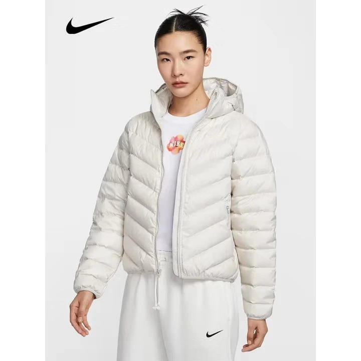 NIKE耐克排骨羽绒服女装2025冬季新款运动休闲保暖棉羽HV5106-072