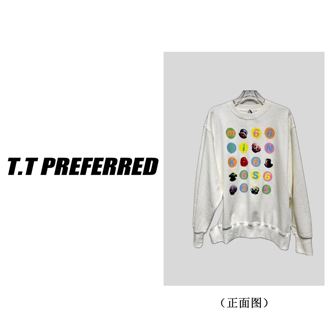 【T&T】2025春季新款时尚减龄百搭宽松慵懒风卫衣W-002