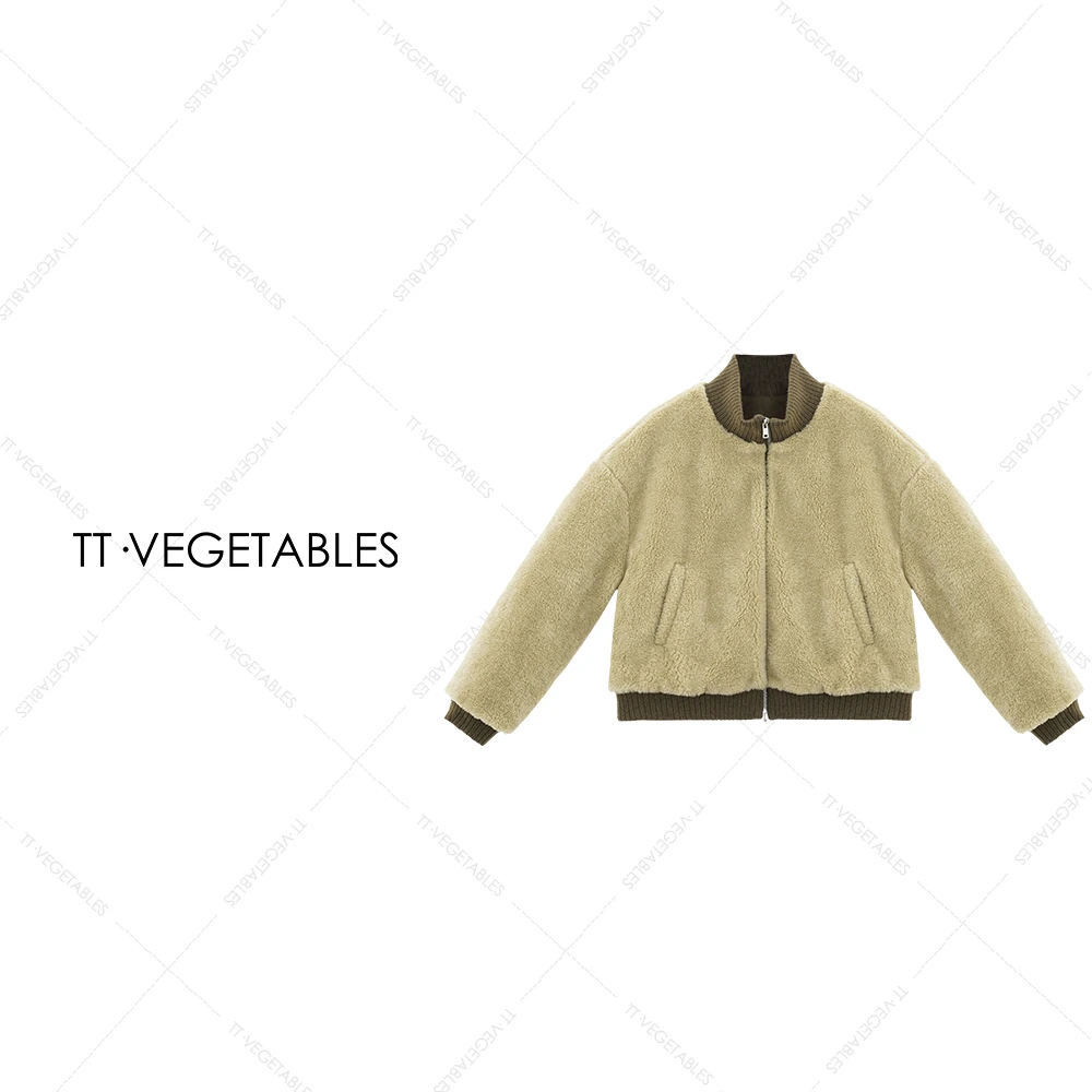 噢芬/小个子 【苓屿】秋冬重磅高端气质套头秋冬毛毛外套522635