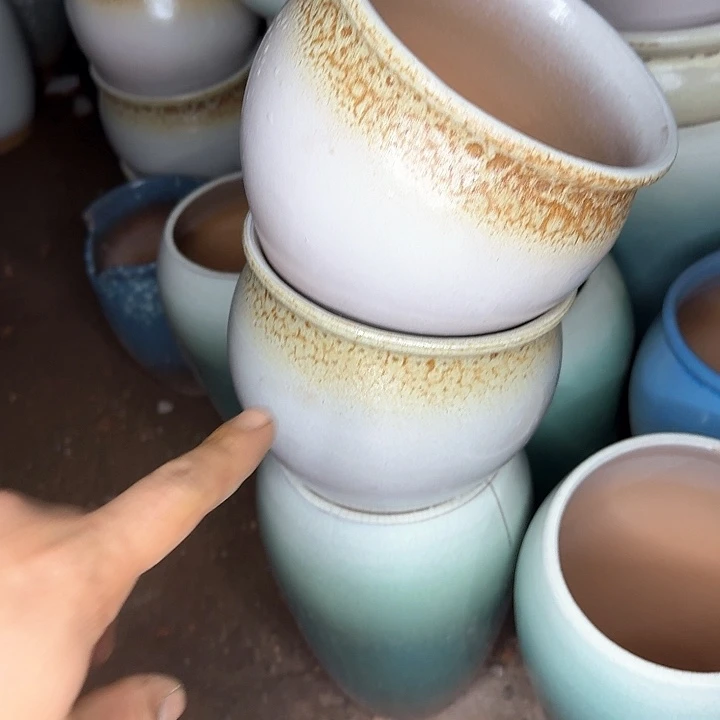 粗砂花盆口径大小可以问客服哦