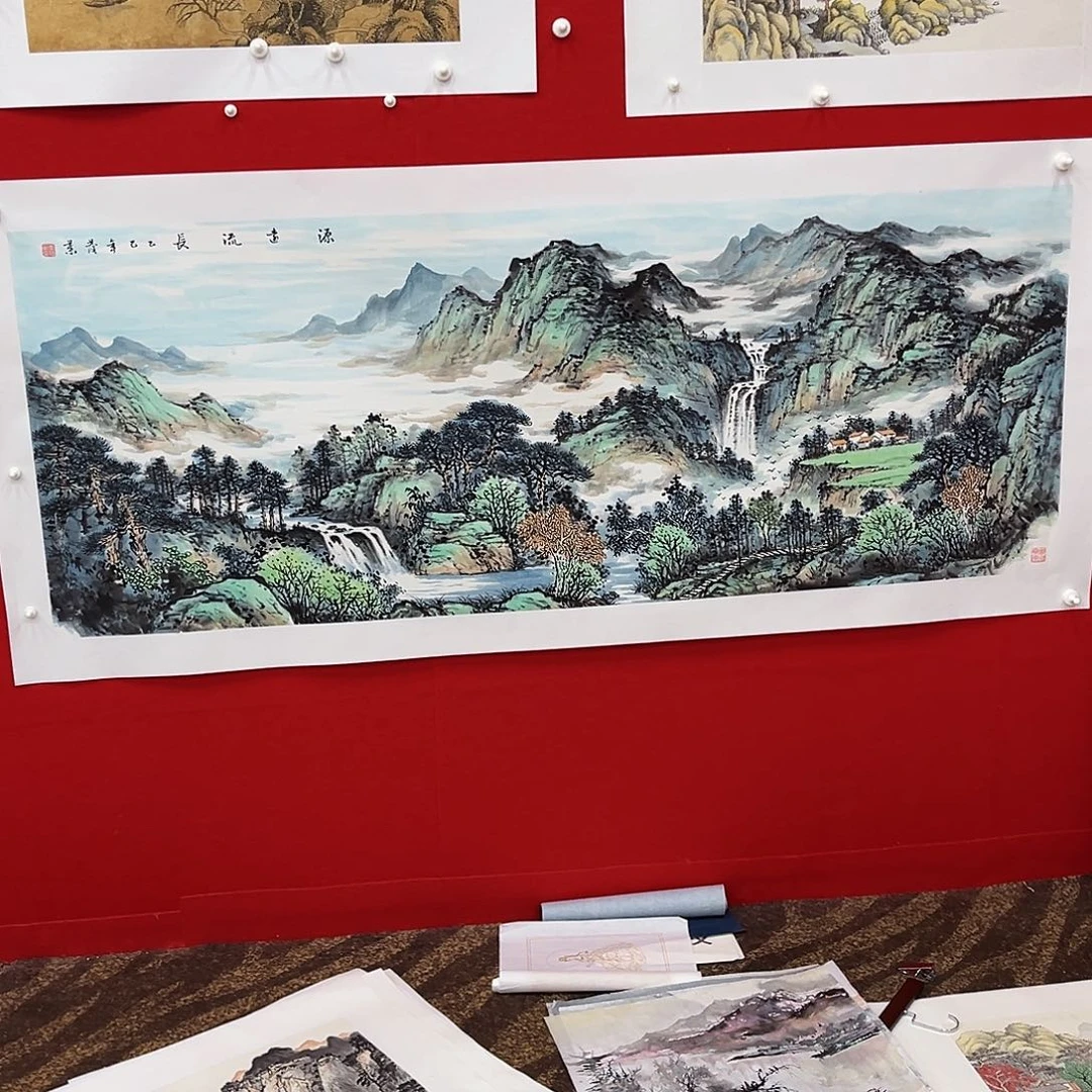 国画泽*绘画作品多次参加全国