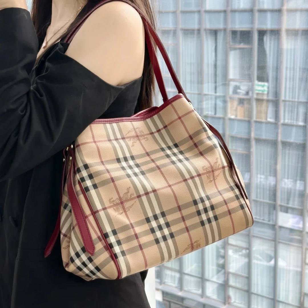 95新 BURBERRY/博柏利 巴宝莉托特包/ym