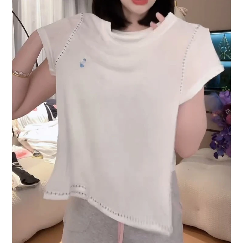 2025新款时尚百搭流行卡通印花短袖T恤上衣LK2505251