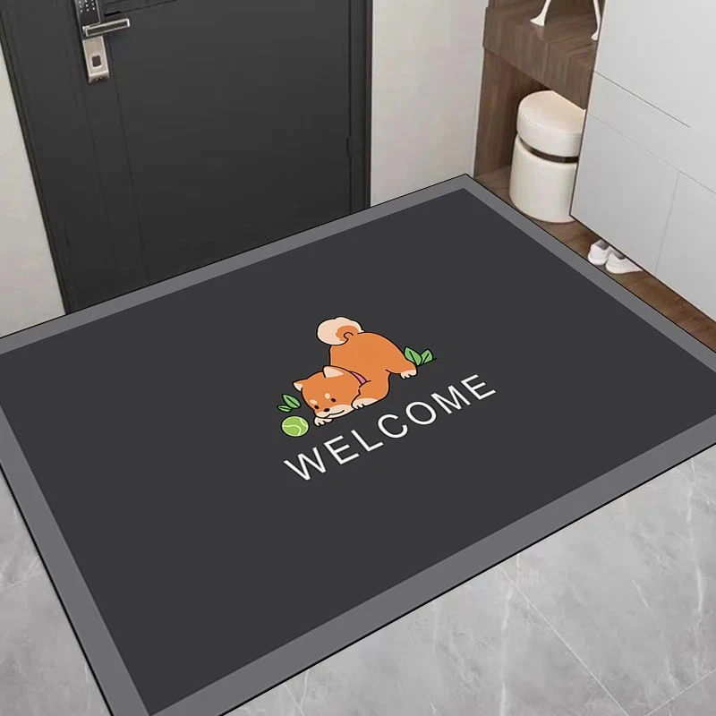 玄关地垫简约现代防滑耐脏垫家用吸尘手洗定制地垫耐脏入户门垫