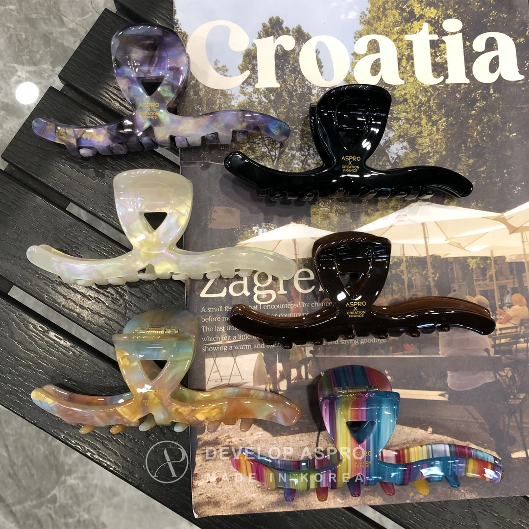 【现货】【CF✖️ASPRO合作联名款】韩国新款抓夹发夹正品洋气A2-1-AP1