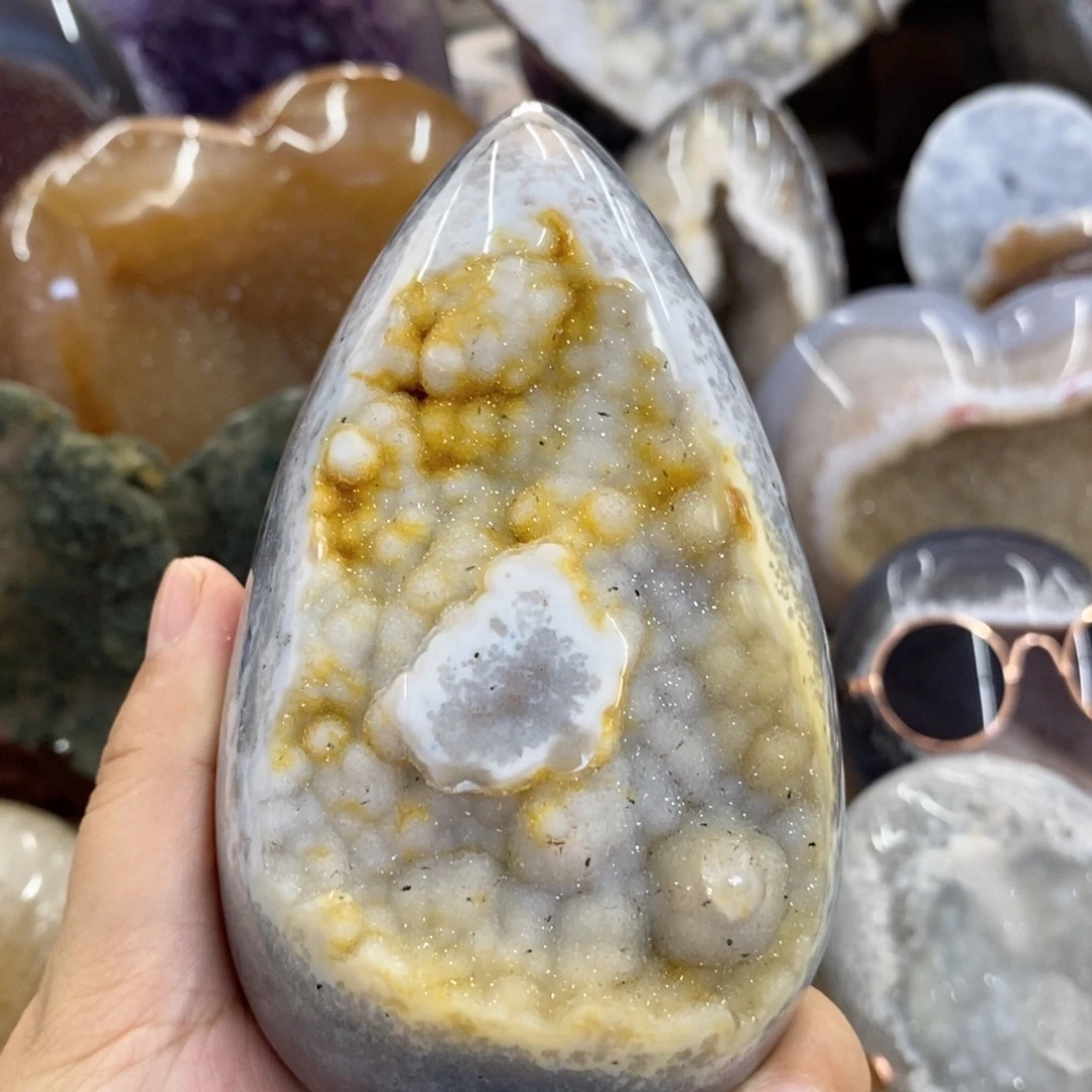 紫晶珠宝半成品未镶嵌