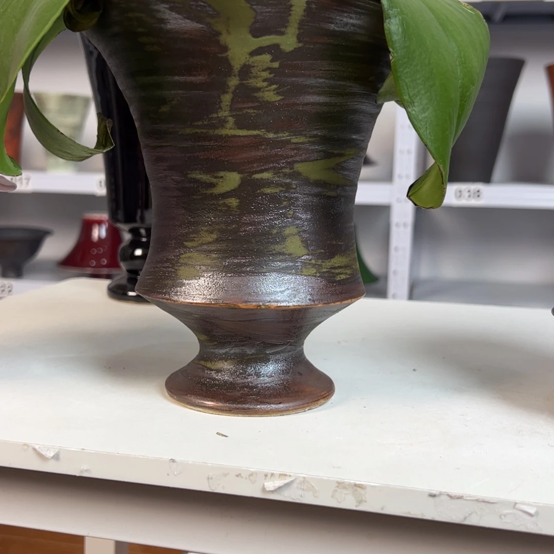 欣***宝景德镇手工花盆有孔