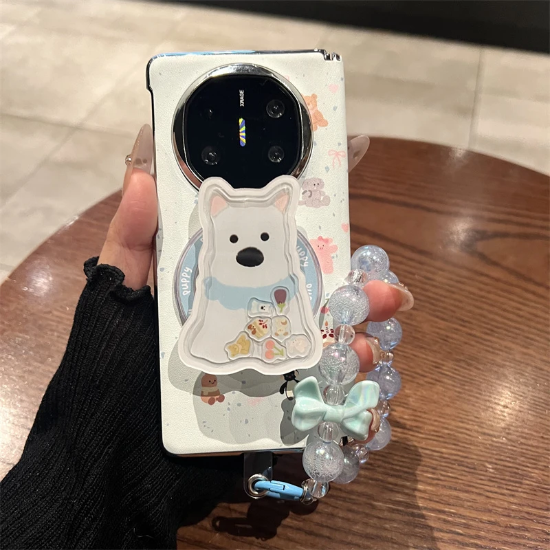 小动物西高地小狗适用华为matex6折叠屏手机壳x5磁吸支架x3典藏版