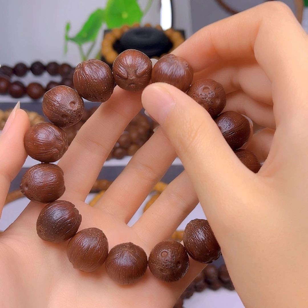 紫金鼠手串【端午福利】原皮鲨鱼背巴西籽16