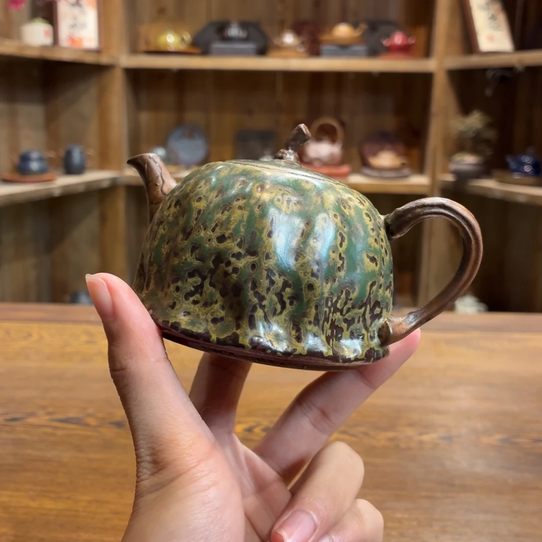 柴烧老岩泥茶器皿