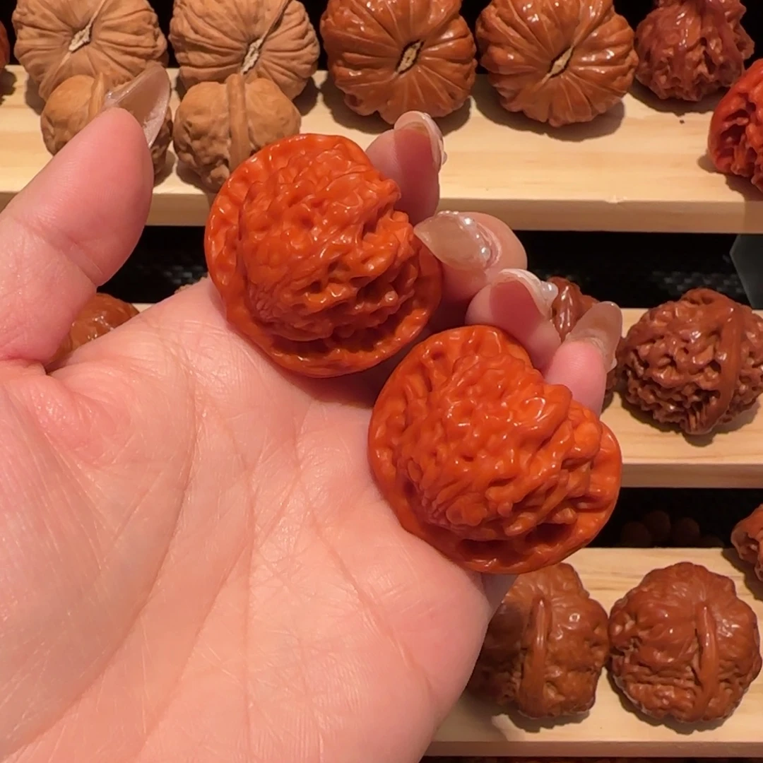 吊坠文玩核桃玉化粗筋盘山36精品2099