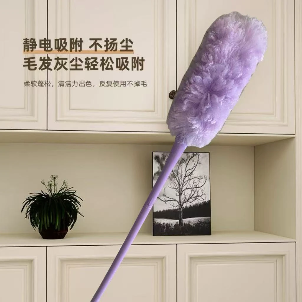 魔法泡泡除尘掸静电吸尘可折叠伸缩便携掸子缝隙清洁加长0418