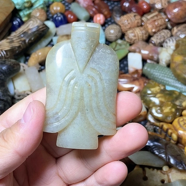 和田玉未镶嵌颈饰147