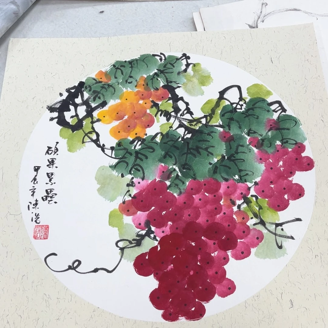 国画纯手绘作品欣赏图