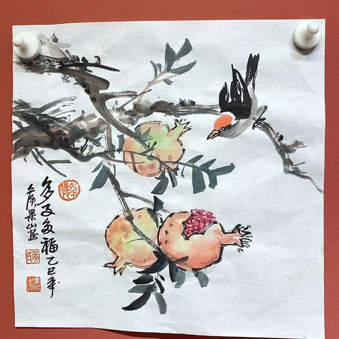 国画大风堂嫡传-侯果山老师作品路