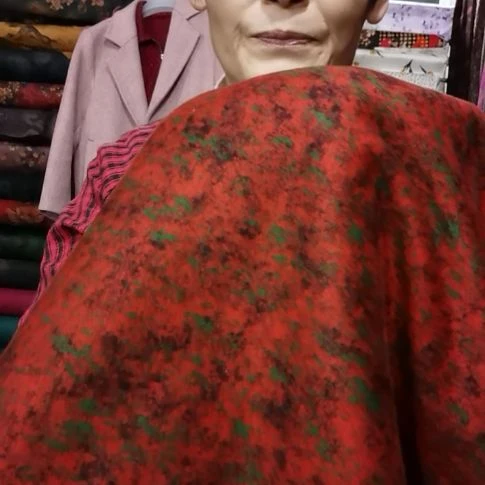 雕绒布料魔幻花0.7米布头