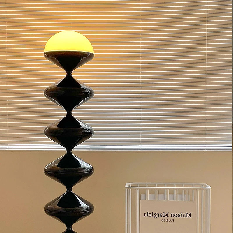 北欧中古落地灯装饰简约个性葫芦灯客厅书房立式沙发旁墙角氛围灯